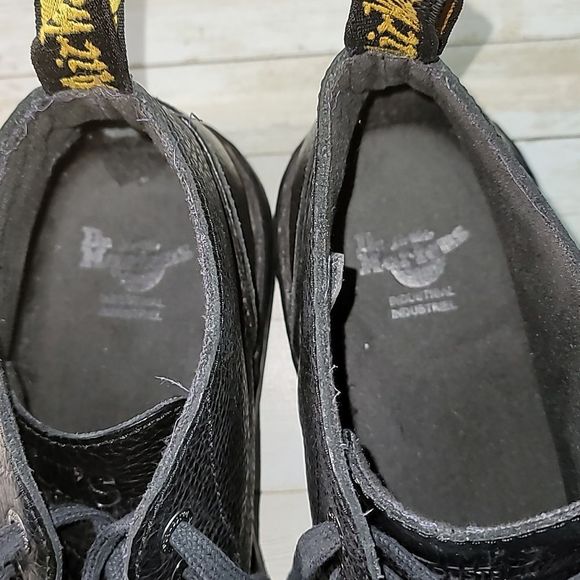 Dr. Martens Industrial SUSSEX Black Leather 3i Chukka Work Boots W9 M8 UK 7 - Picture 8 of 9